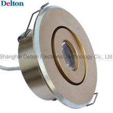 2W Гибкий Dimmable Золотой мини светодиодный потолочный светильник (DT-TH-1D)